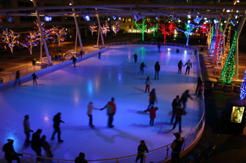 Gallivan Center Ice Skating Rink