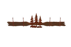 4 Hook Metal Coat Racks