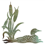 Loon Design 30 inch Metal Wall Art