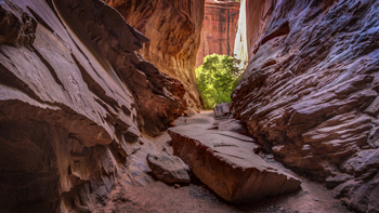 Singing Canyon, Boulder