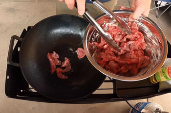 Cast Iron Wok Beef and Broccoli