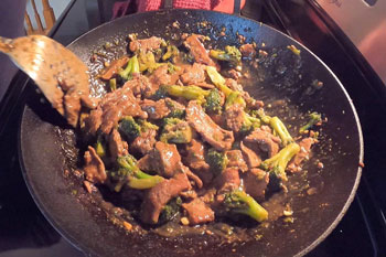 Cast Iron Wok Beef and Broccoli