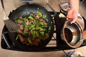 Cast Iron Wok Beef and Broccoli