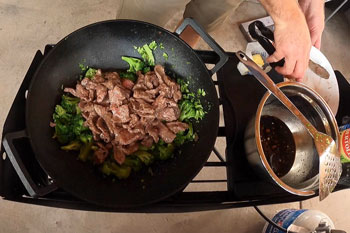 Cast Iron Wok Beef and Broccoli